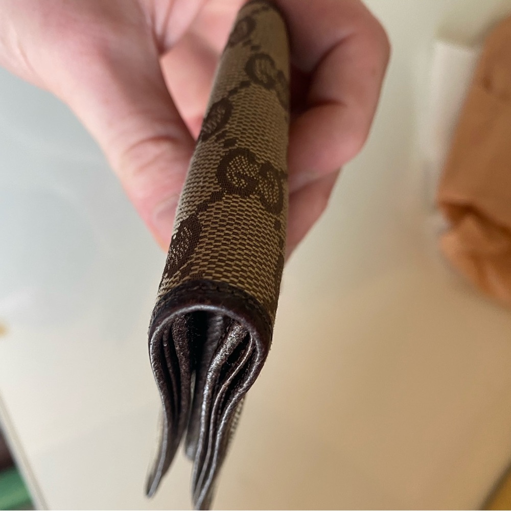 SOLD Gucci Monogram Leather Wallet - Picture 16 of 16